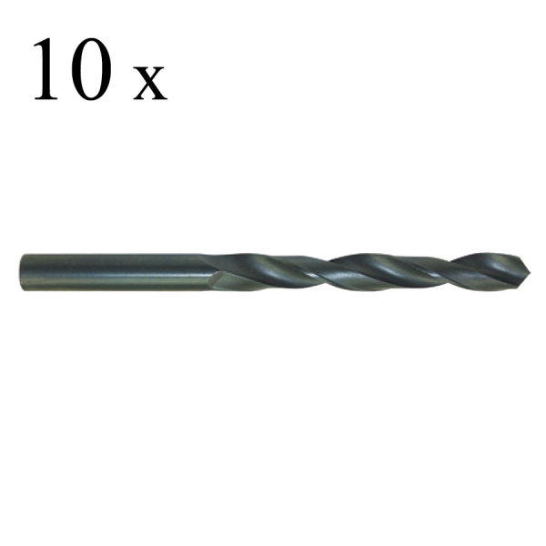 10 x 0.9 mm Metallbohrer HSS-R DIN 338 Typ N Bohrer